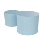 Veneer side table coffee table set of 2
