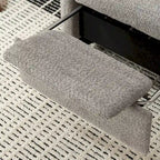 Accent Rocking Chair with Footrest High Back
