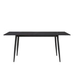 79  Mid-Century Rectangle Marble Dining Table Set for 6-8