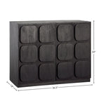 Melody 37  Wide Sideboard, Black