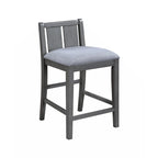 Graham 36  3-Piece Finish Small Space Counter Height Dining Table with Shelves and 2 Chairs