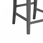 Graham 36  3-Piece Finish Small Space Counter Height Dining Table with Shelves and 2 Chairs