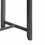 Graham 36  3-Piece Finish Small Space Counter Height Dining Table with Shelves and 2 Chairs