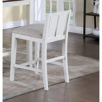 Graham 36  3-Piece Finish Small Space Counter Height Dining Table with Shelves and 2 Chairs