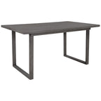 5-piece Farmhouse Dining Set Rectangular Table Chair