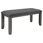 5-piece Farmhouse Dining Set Rectangular Table Chair