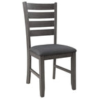 5-piece Farmhouse Dining Set Rectangular Table Chair