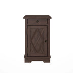 Classic Charging End Table with USB Ports and Storage - 23  in Height