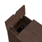 Classic Charging End Table with USB Ports and Storage - 23  in Height