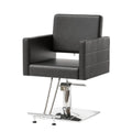OmySalon PVC leather stainless steel foot operated for Salon Styling Chair, Hair Cutting Hairdressing Beauty Equipment - N/A