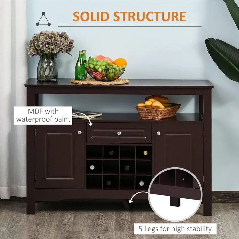 Coffee Bar Cabinet - 15.75 D x 45.75 W x 32.5 H