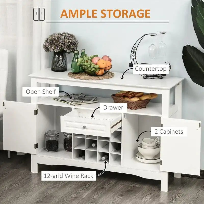 Coffee Bar Cabinet - 15.75 D x 45.75 W x 32.5 H