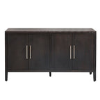 60  Modern 4-Door Sideboard with Solid Wood Legs