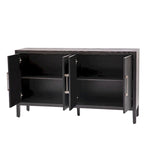 60  Modern 4-Door Sideboard with Solid Wood Legs