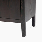 60  Modern 4-Door Sideboard with Solid Wood Legs