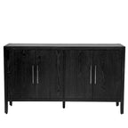 60  Modern 4-Door Sideboard with Solid Wood Legs