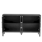 60  Modern 4-Door Sideboard with Solid Wood Legs