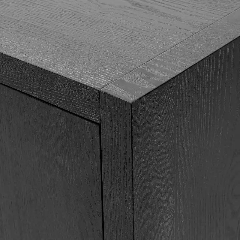 60  Modern 4-Door Sideboard with Solid Wood Legs