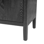 60  Modern 4-Door Sideboard with Solid Wood Legs