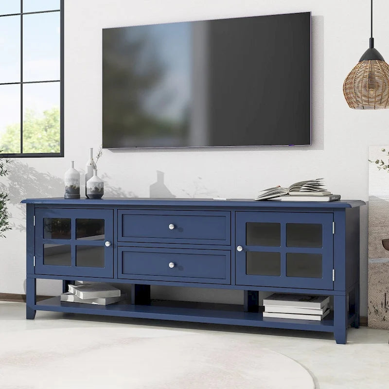 TV Stand for TVs up to 60 ,Entertainment Center with Multifunctional Storage Space,TV Cabinet with Modern Design,Media Console