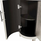 Modern 47.2-Inch Decorative Storage Cabinet with Adjustable Shelves
