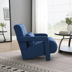 Modern Linen Upholstered Accent Chair with 1 Pillow, Set of 1