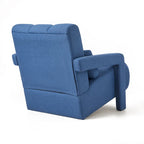 Modern Linen Upholstered Accent Chair with 1 Pillow, Set of 1