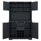 Coffee Bar Cabinet Kitchen Cabinet with Storage,Wine Cabinet with Drawers shelves and cabinets,Buffet Wine & Glass Racks