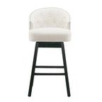 Moore Modern Rubberwood Swivel 33.25-Inch Barstool (set of 2) by Christopher Knight Home