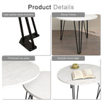 27.56  Round Nesting Coffee Table Set of 2