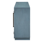 60 Farmhouse 4-Door Large Storage Vintage Sideboard with Metal Handles and Adjustable Shelves