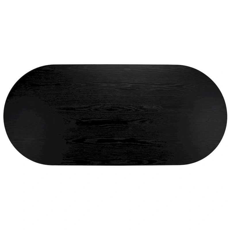 SAFAVIEH Couture Svenja Wood Dining Table - 79 In W x 35 In D x 29.5 In H - 79Wx35Dx30H